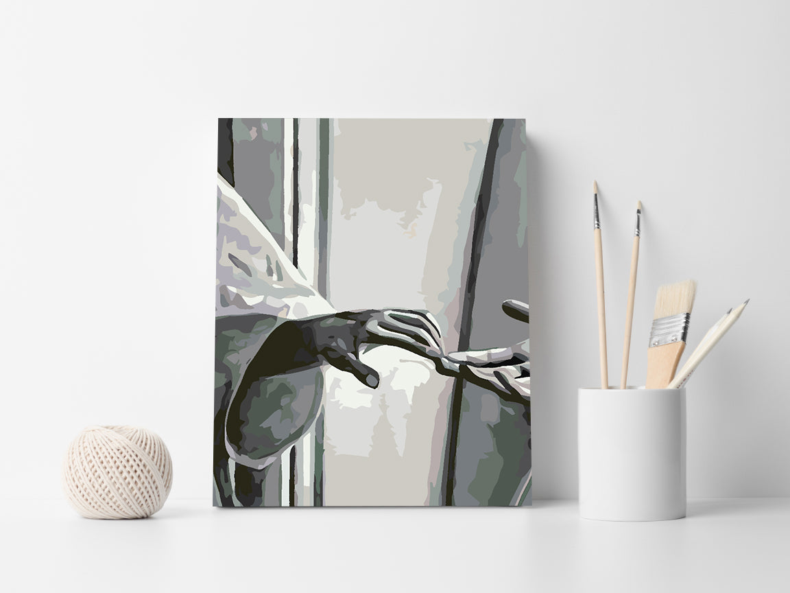 Peinture par numéros - Love Black and White 4625