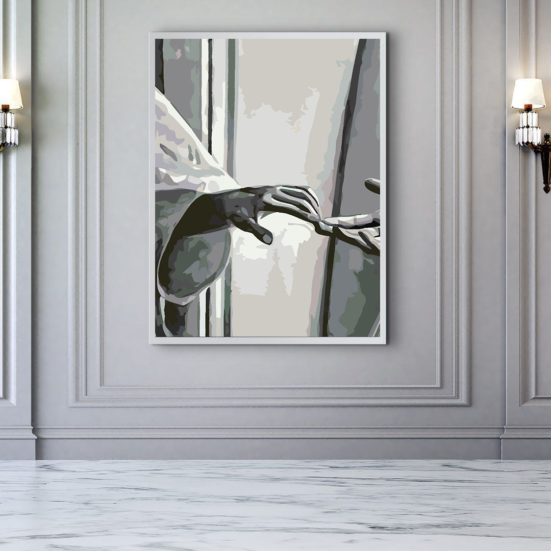 Peinture par numéros - Love Black and White 4625