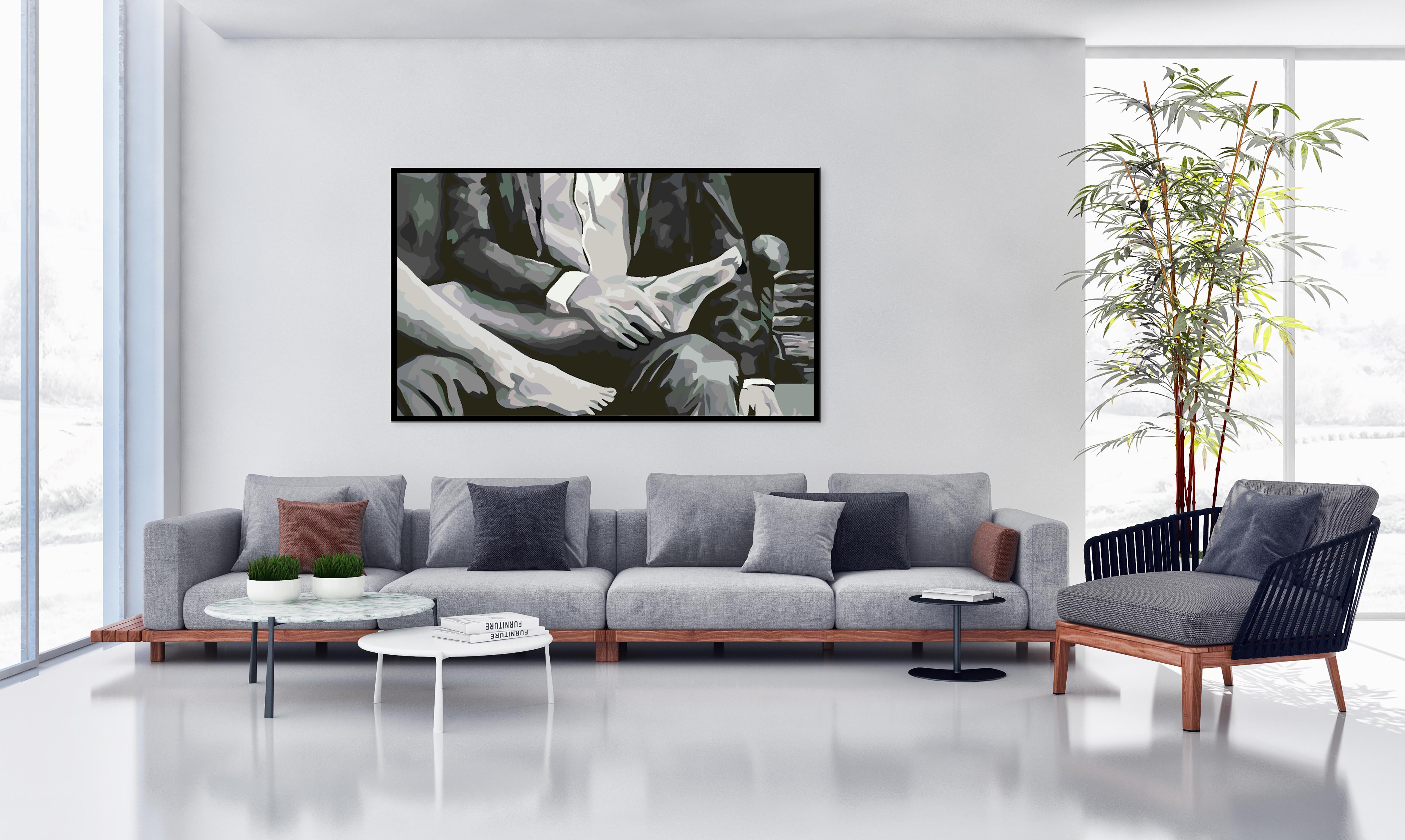 Peinture par numéros - Love Black and White 4627