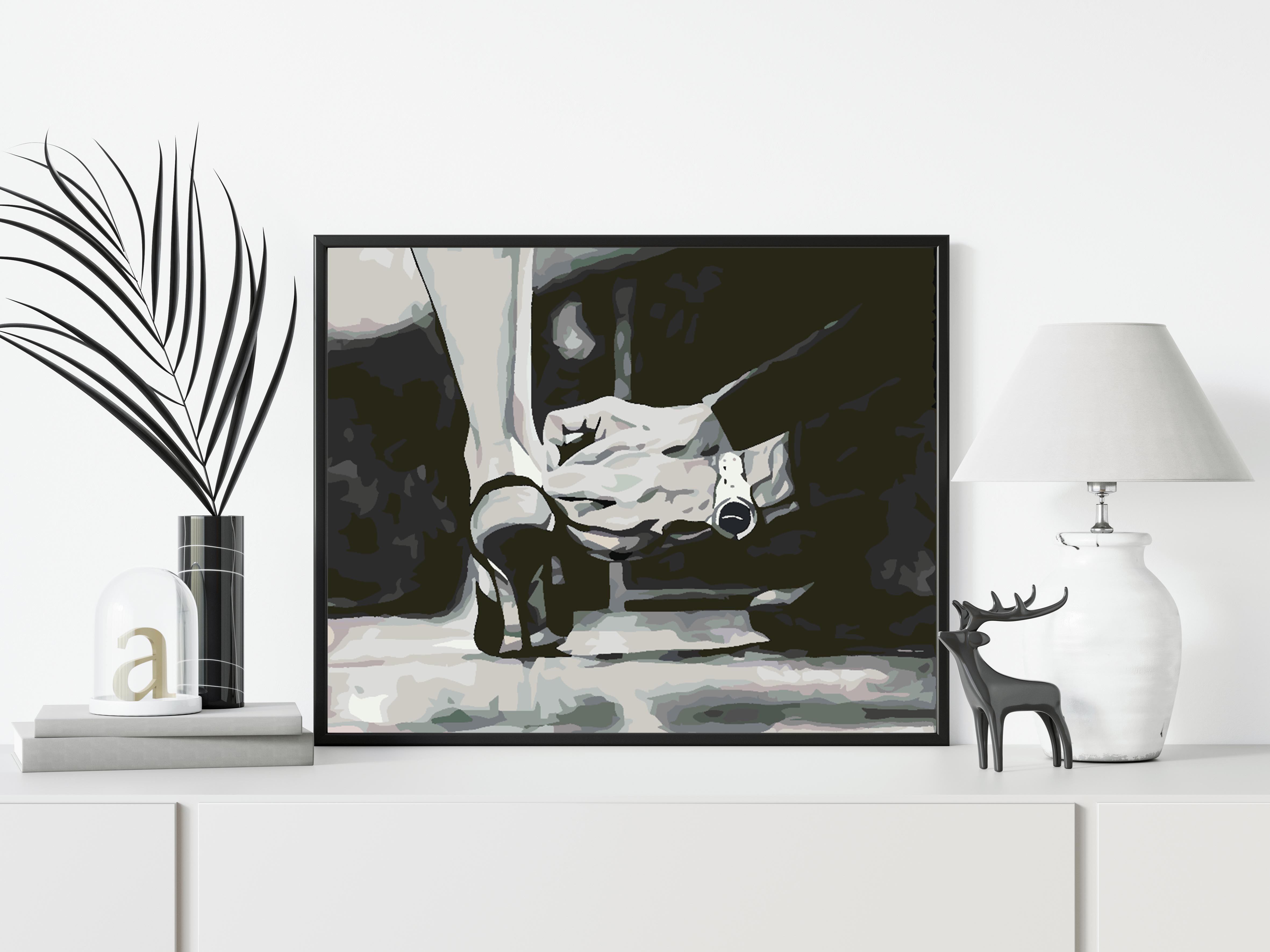 Peinture par numéros - Love Black and White 4628