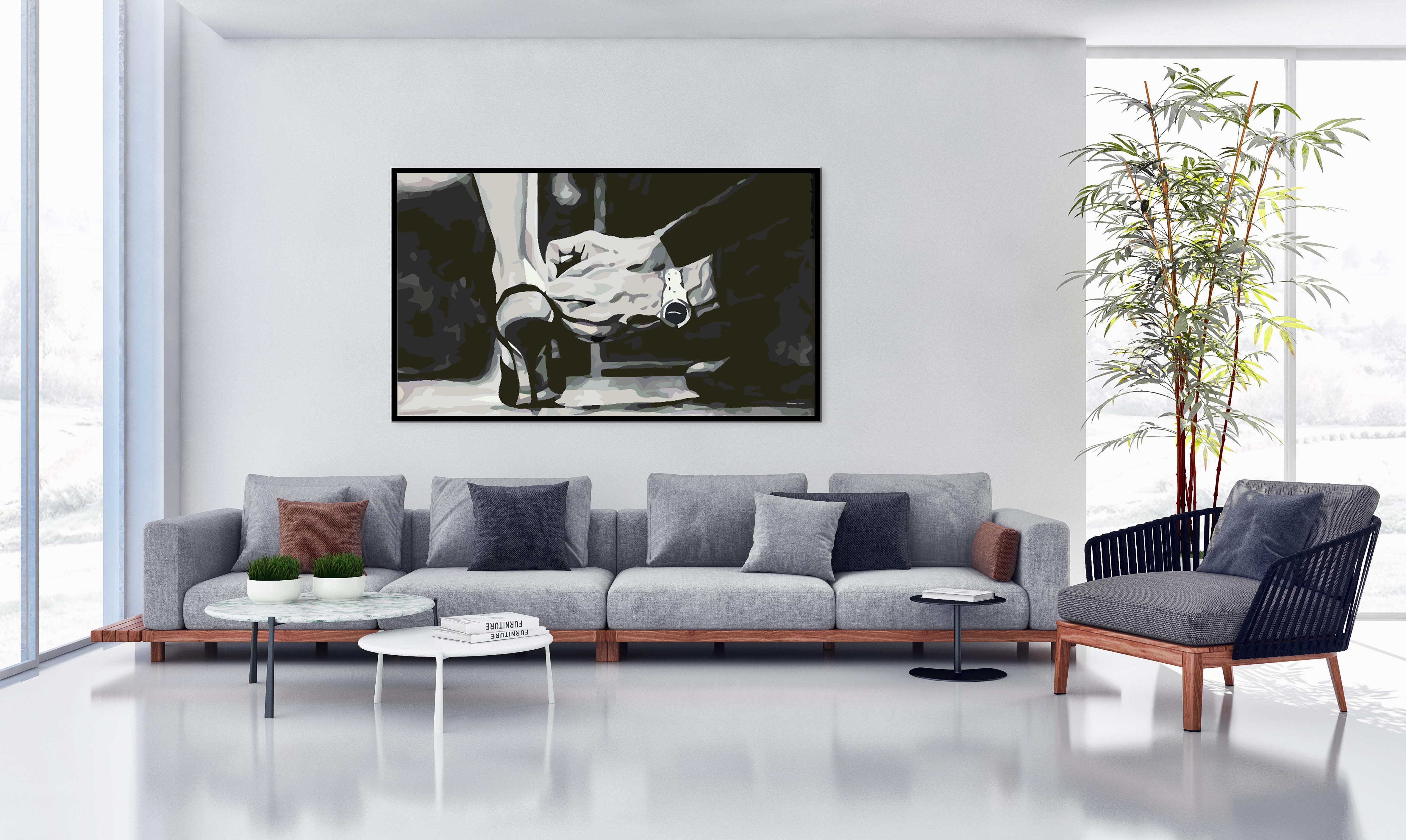 Peinture par numéros - Love Black and White 4628