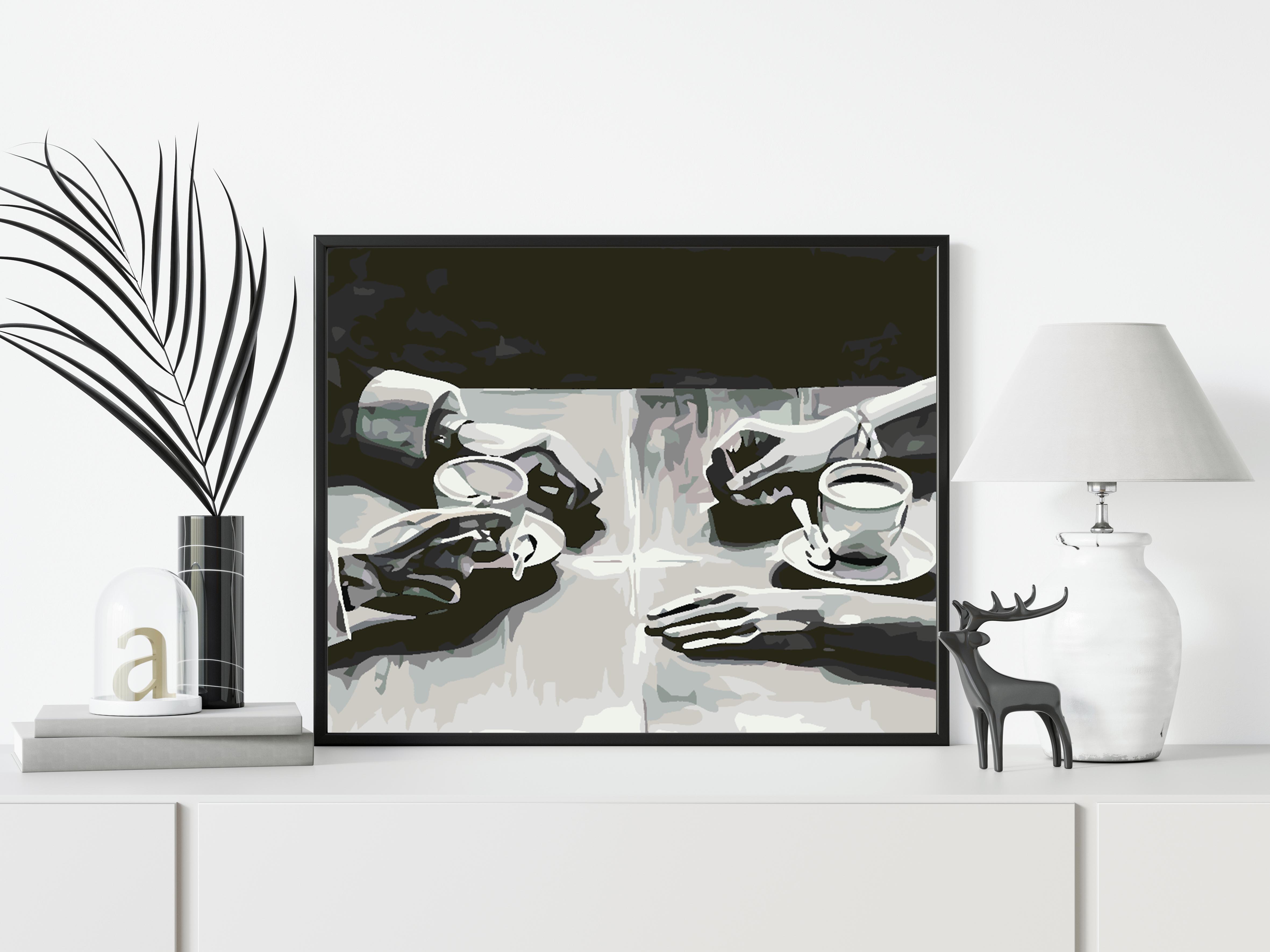 Peinture par numéros - Love Black and White 4629
