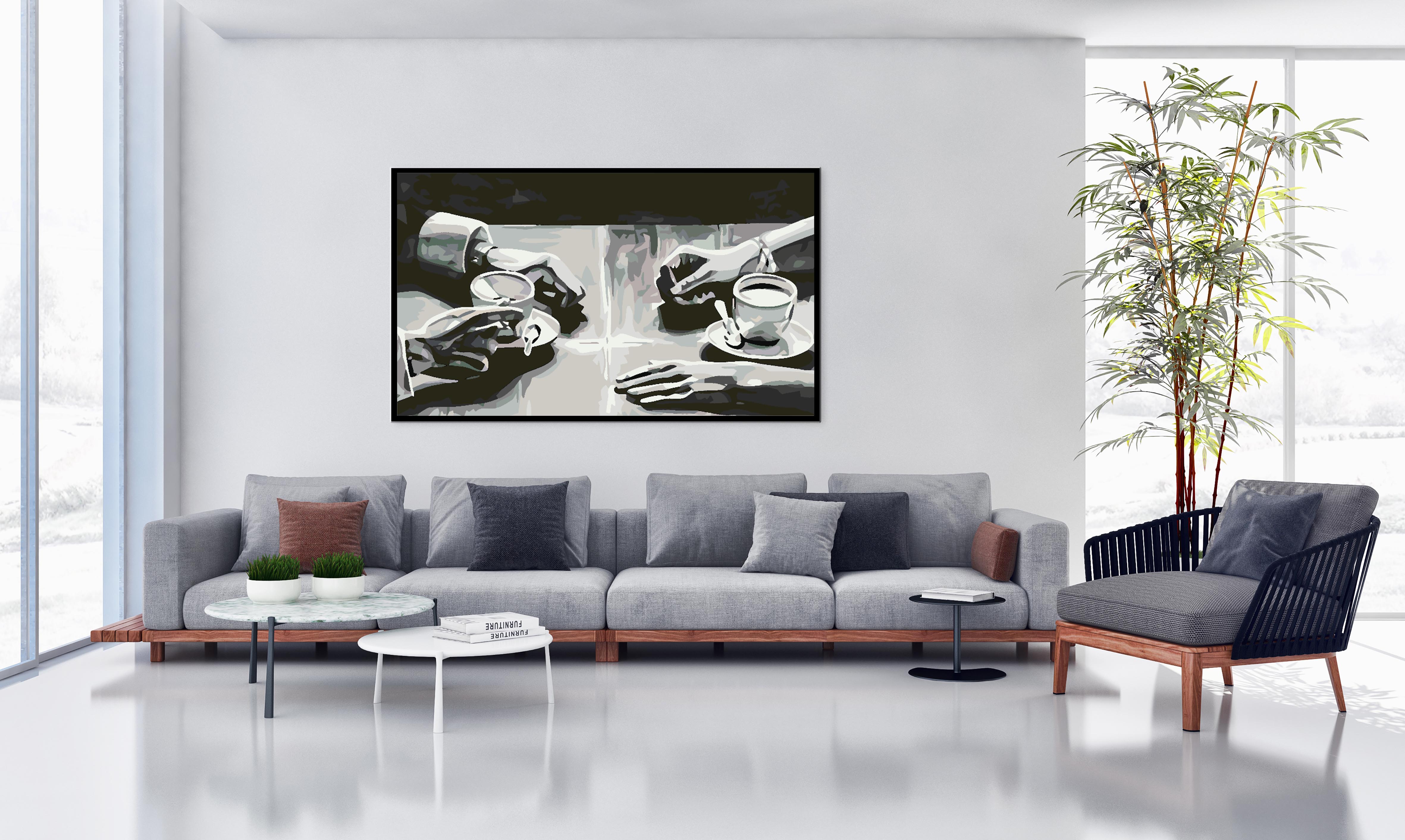 Peinture par numéros - Love Black and White 4629