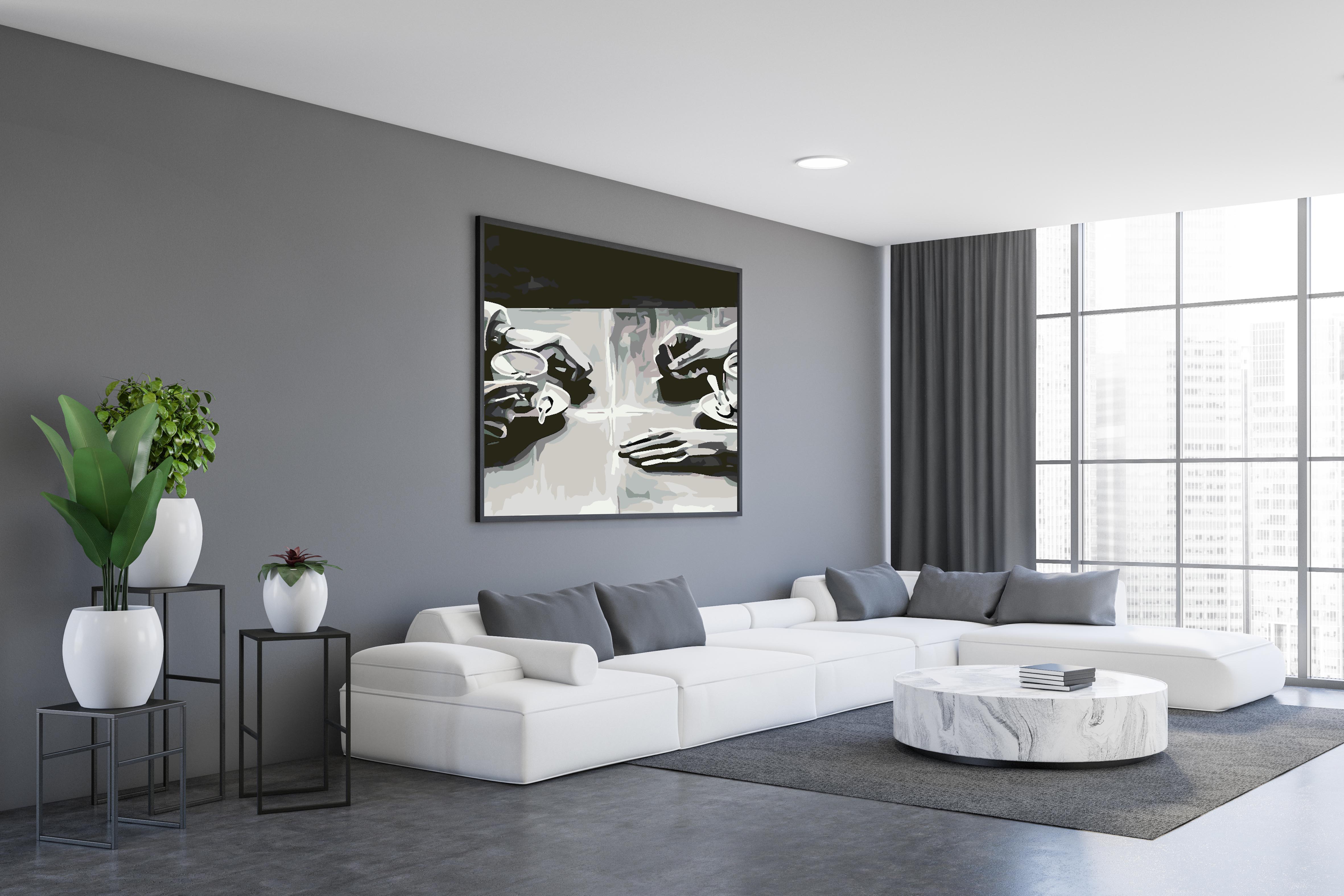 Peinture par numéros - Love Black and White 4629