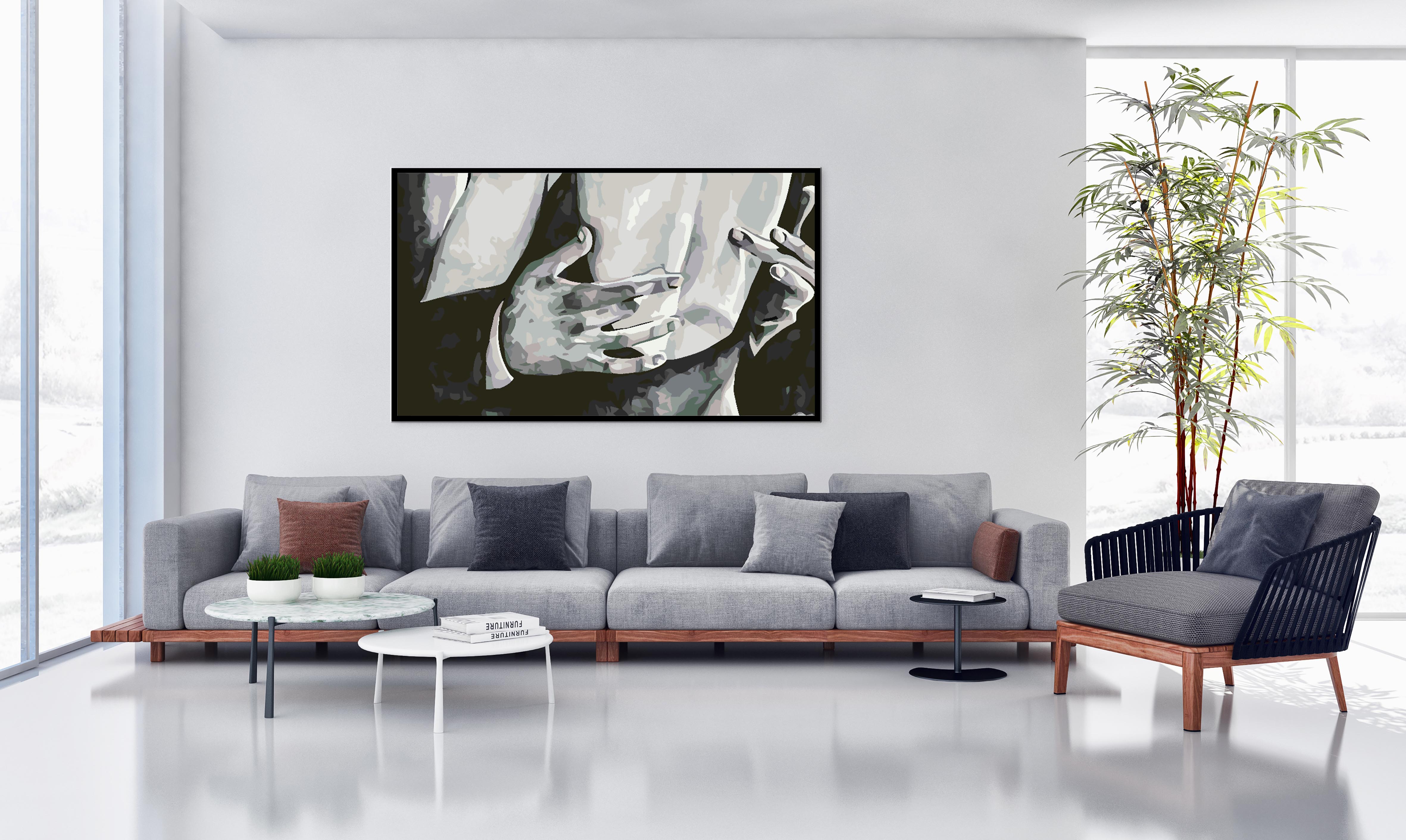 Peinture par numéros - Love Black and White 4630