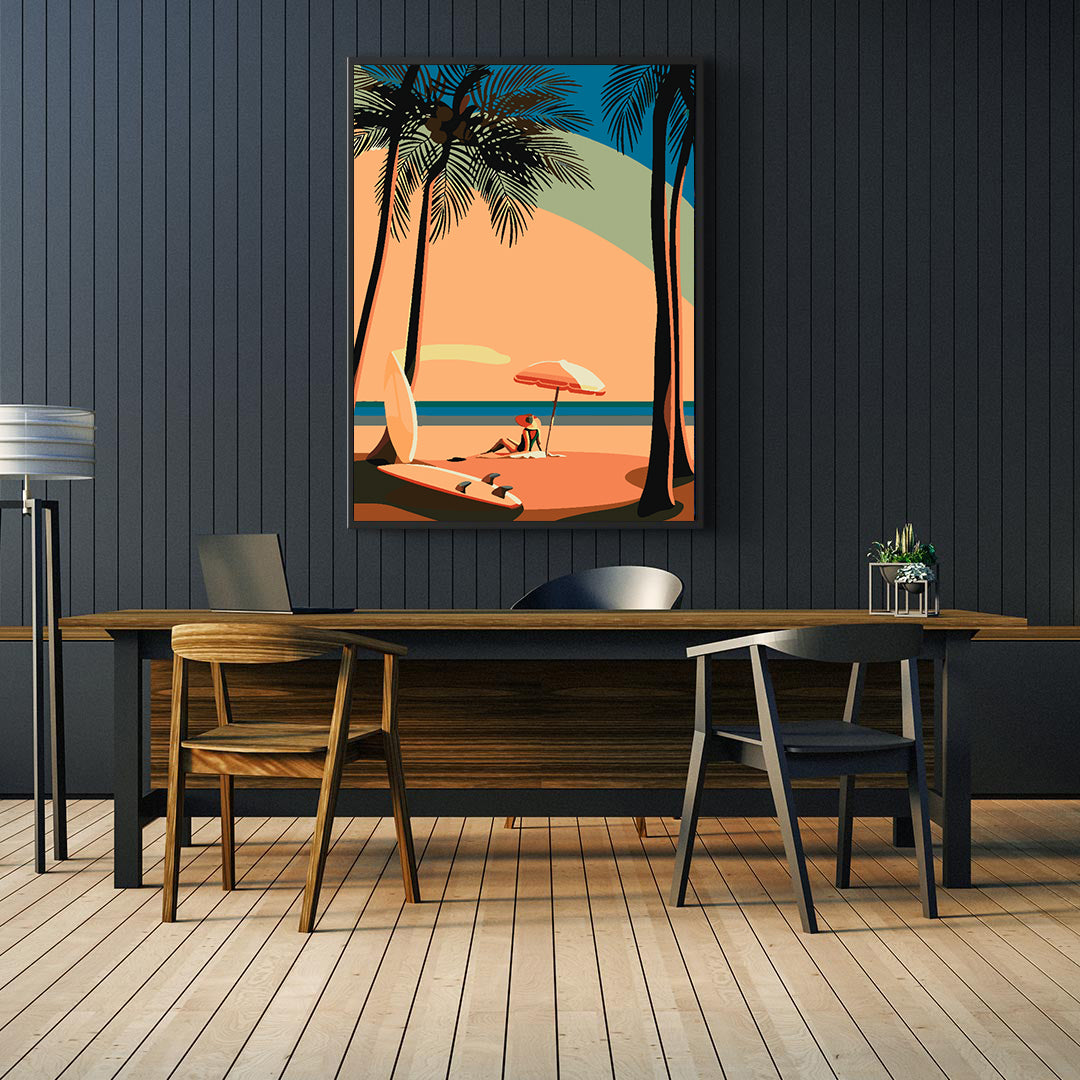 Peinture par numéros - A la plage 4634