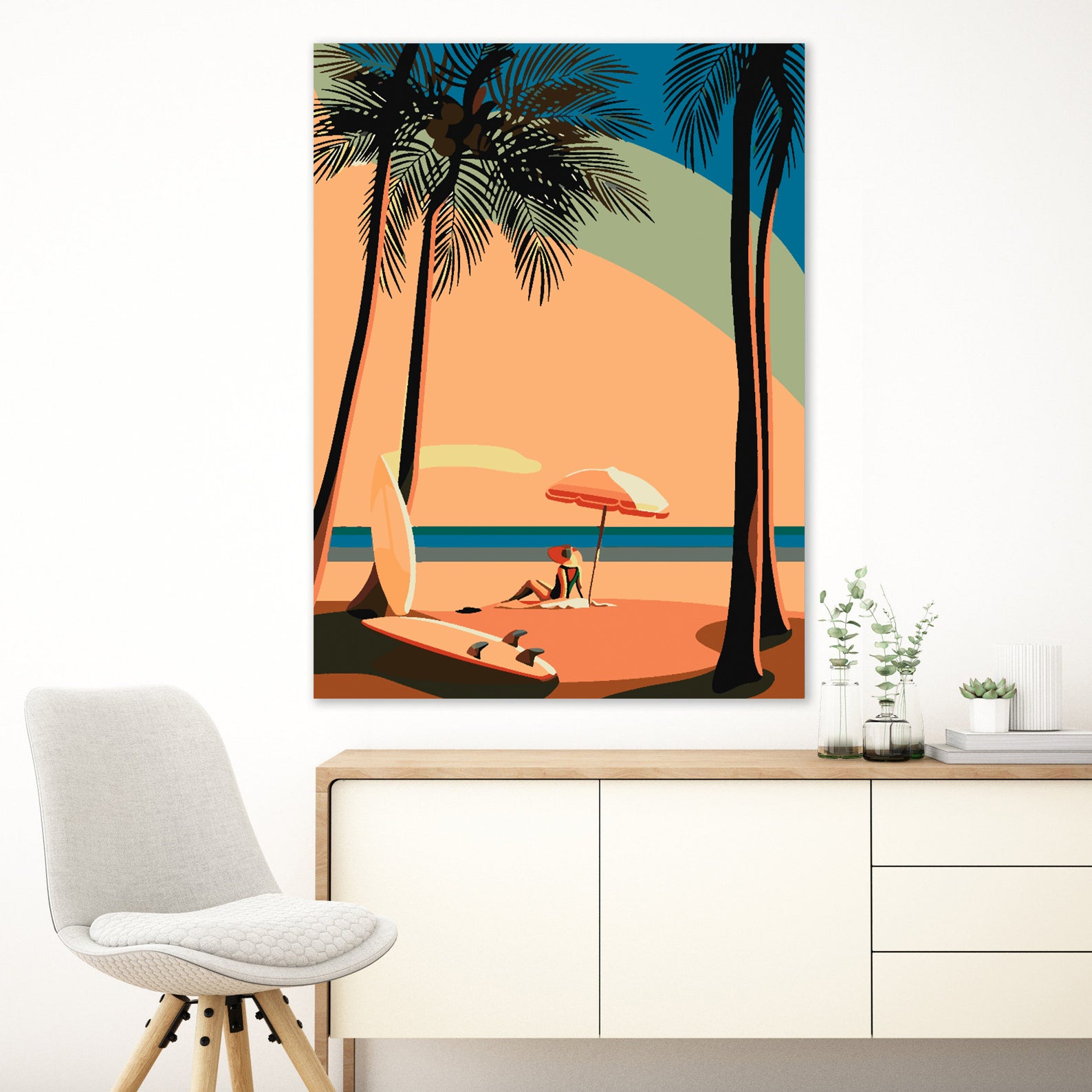 Peinture par numéros - A la plage 4634