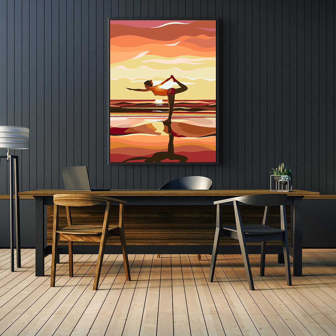 Pictura pe numere - Yoga 4636