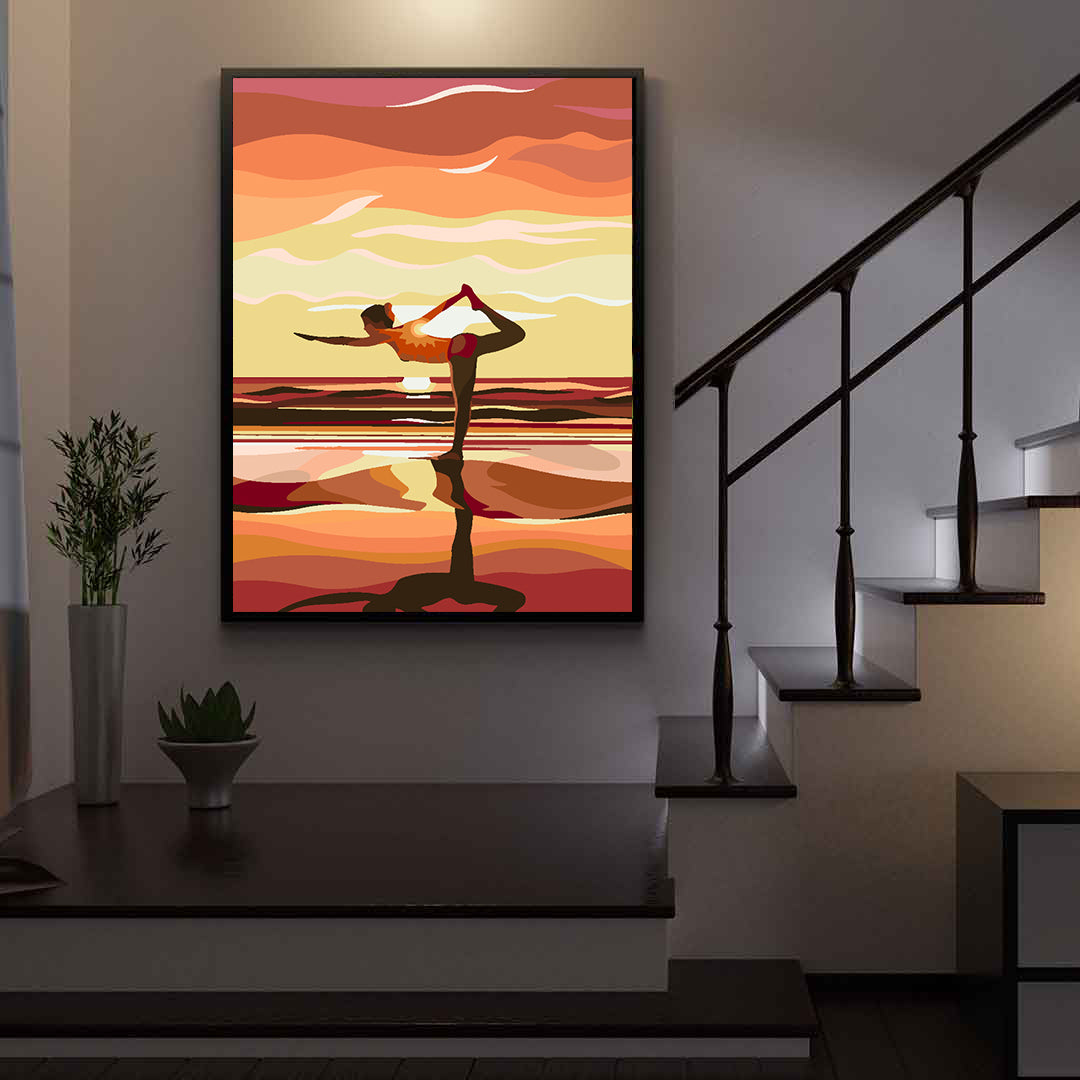 Pictura pe numere - Yoga 4636