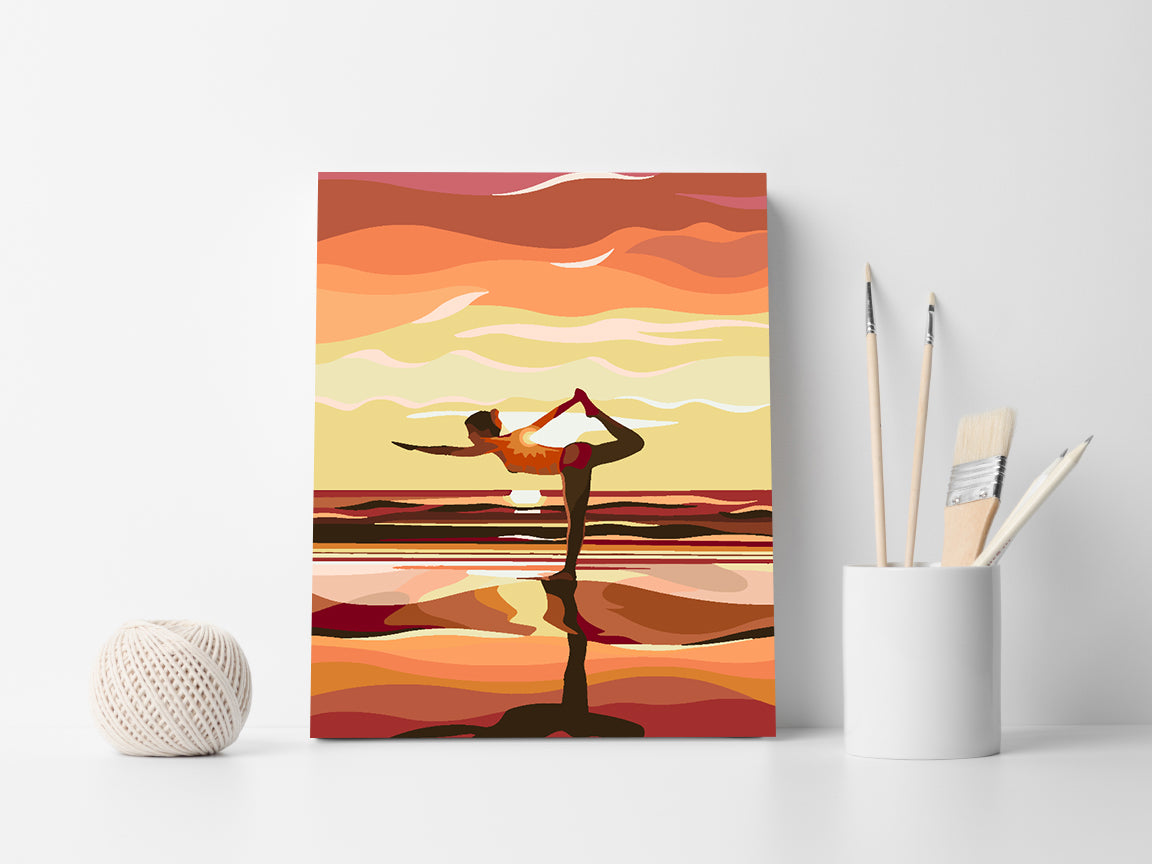 Pictura pe numere - Yoga 4636