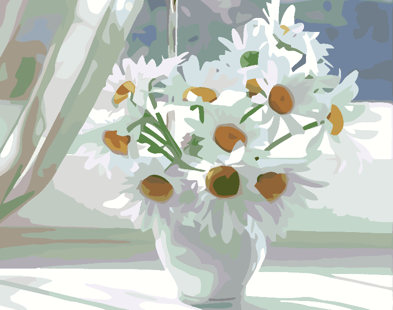 Peinture par numéros - Fleurs 4637