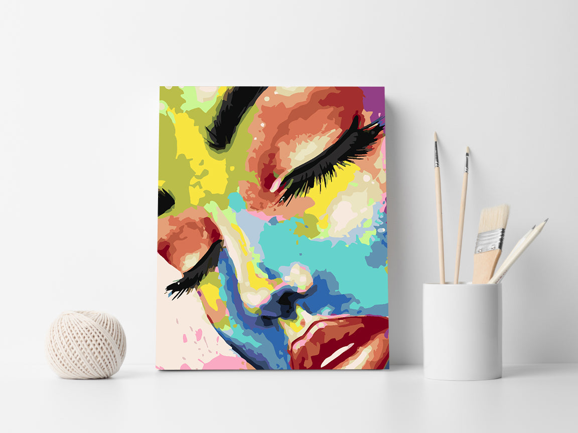 Peinture par numéros - Portrait de femme 4651