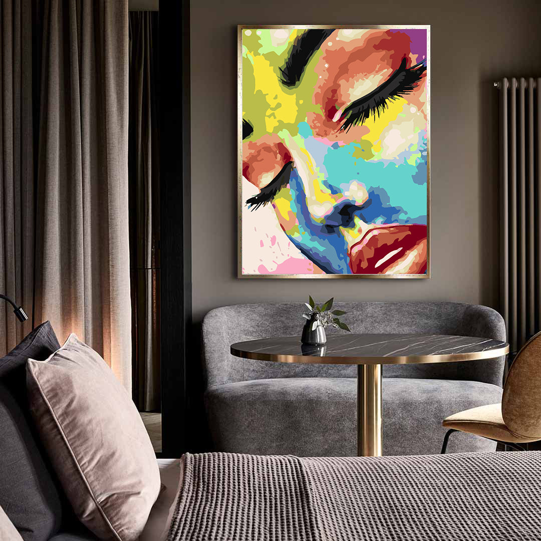 Peinture par numéros - Portrait de femme 4651