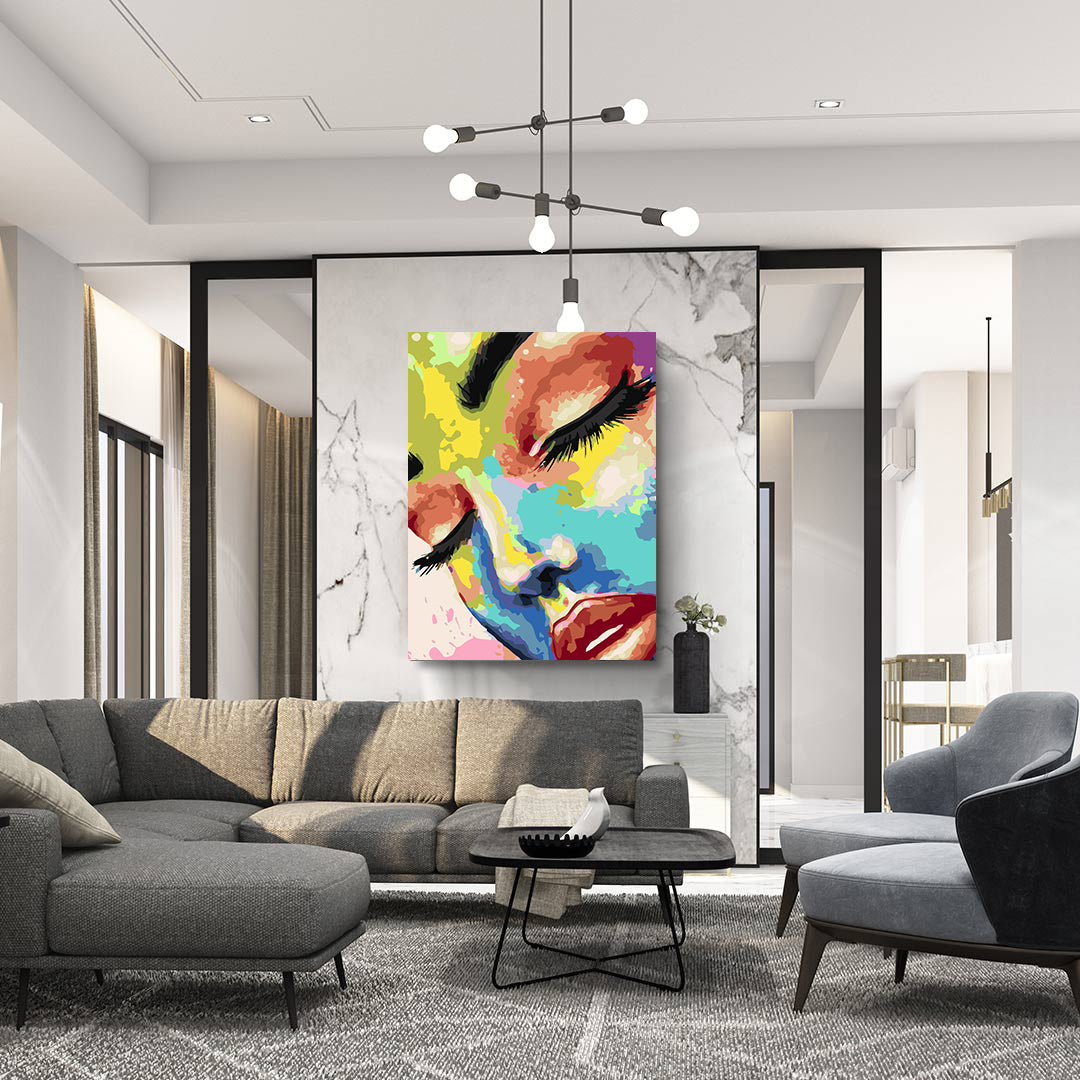 Peinture par numéros - Portrait de femme 4651