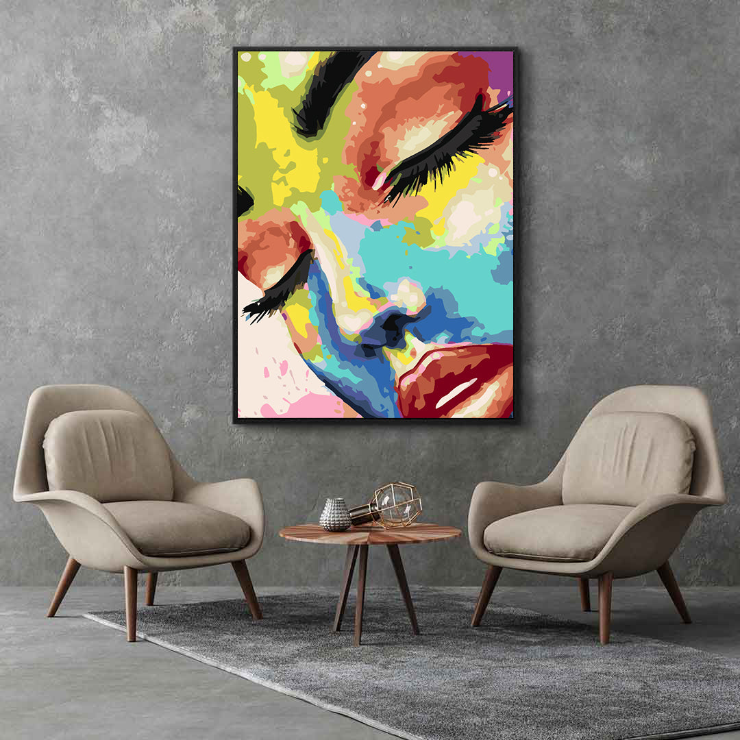 Peinture par numéros - Portrait de femme 4651