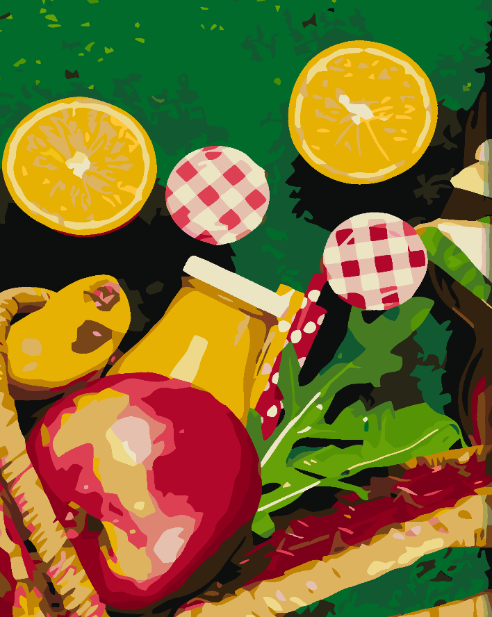 Peinture par numéros - Delicious Picnic 4653