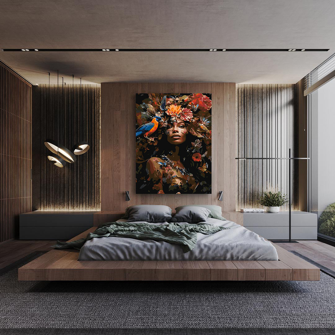 Peinture par numéros - Tête de fleur 4665