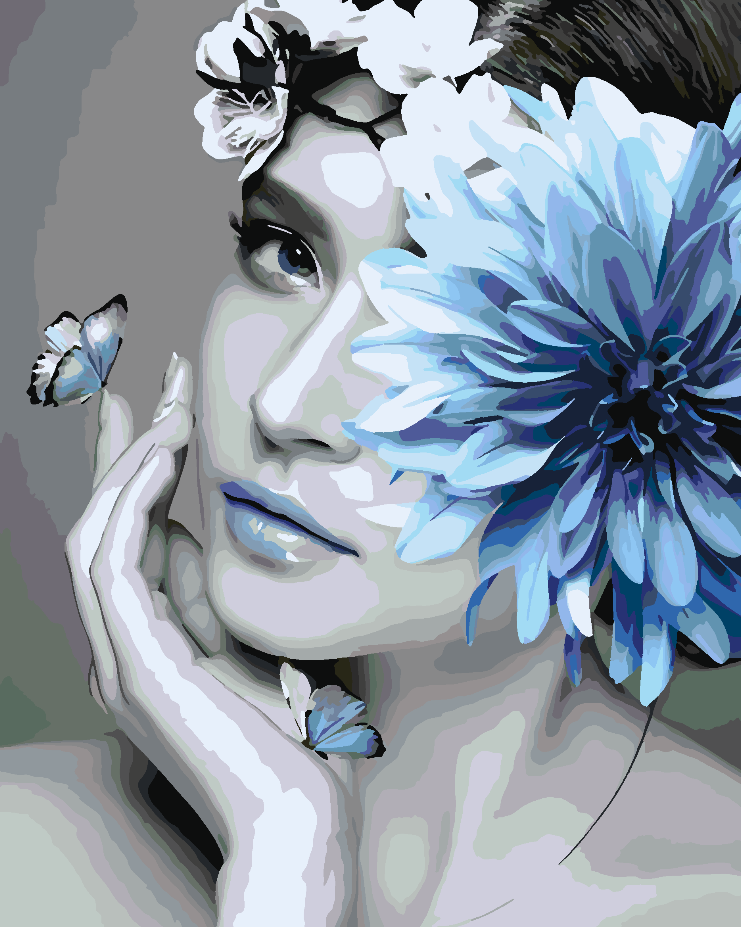 Pictura pe numere - Flower Head 4681
