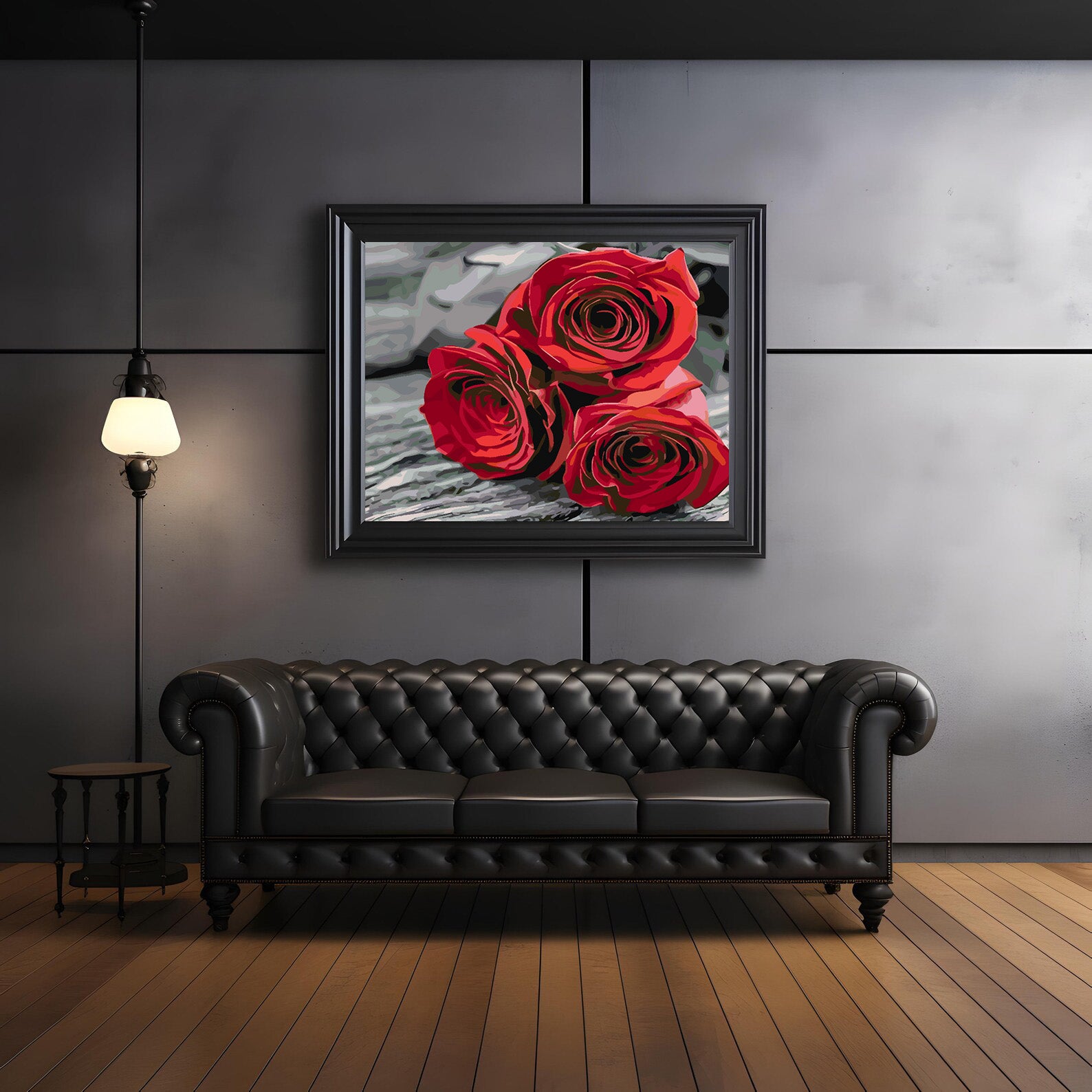 Peinture par numéros - Roses rouges 4703