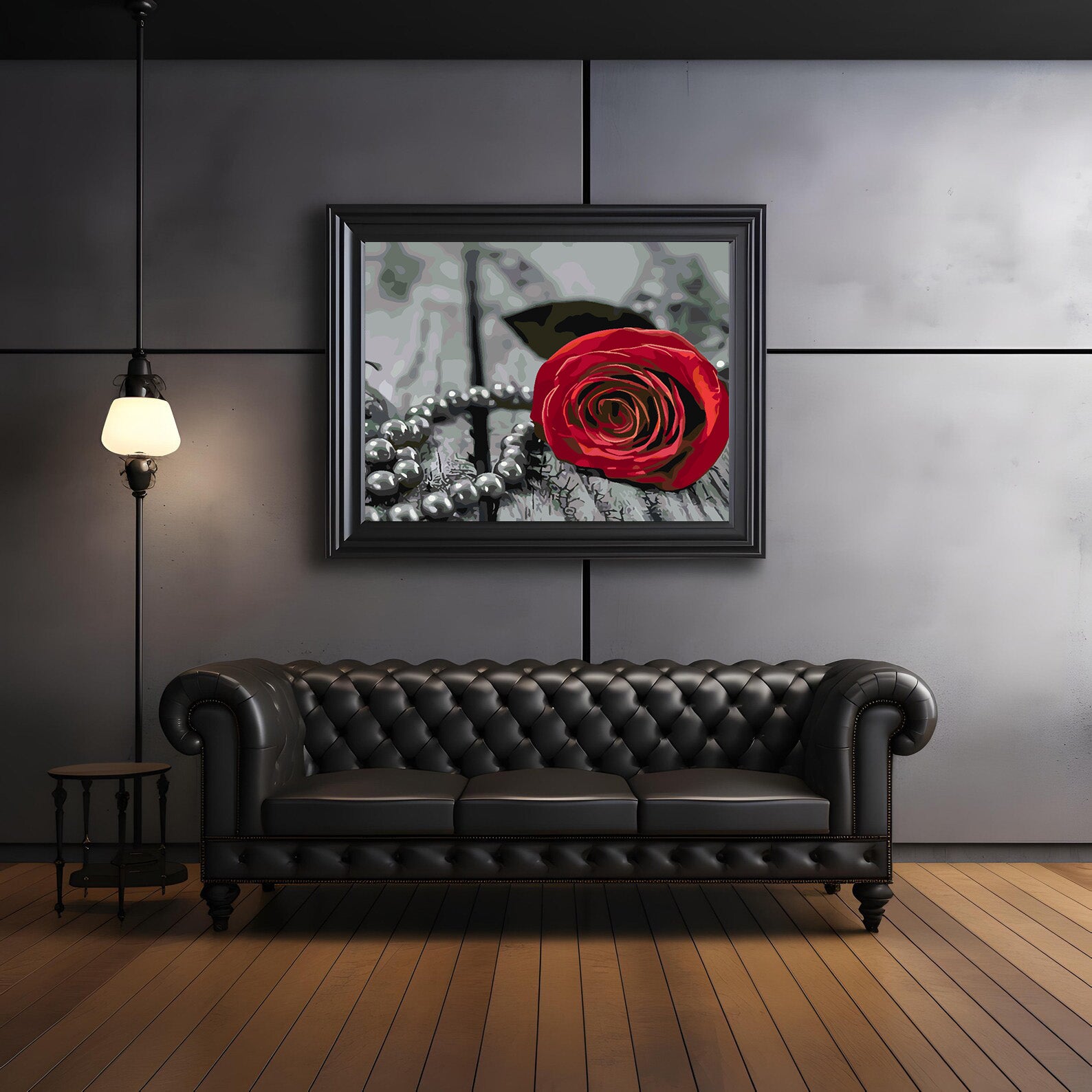 Peinture par numéros - Rose rouge 4704