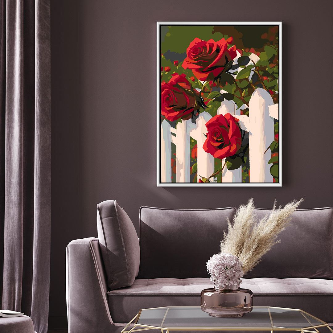 Peinture par numéros - Roses rouges 4707