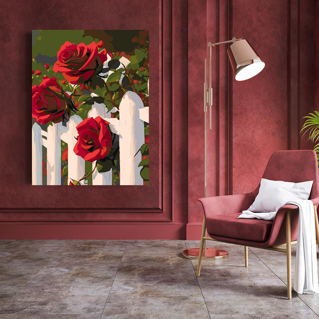 Peinture par numéros - Roses rouges 4707