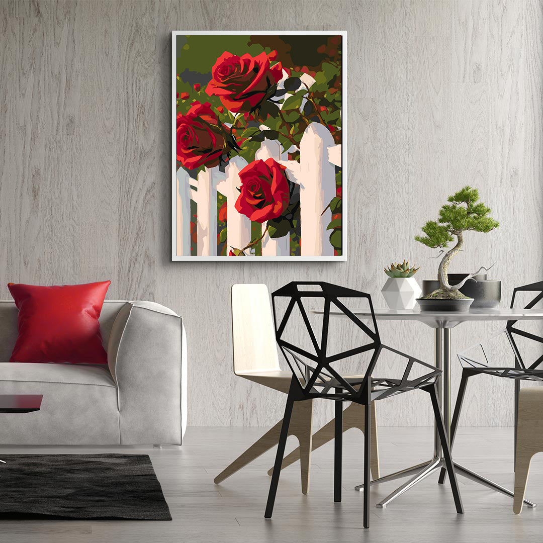 Peinture par numéros - Roses rouges 4707