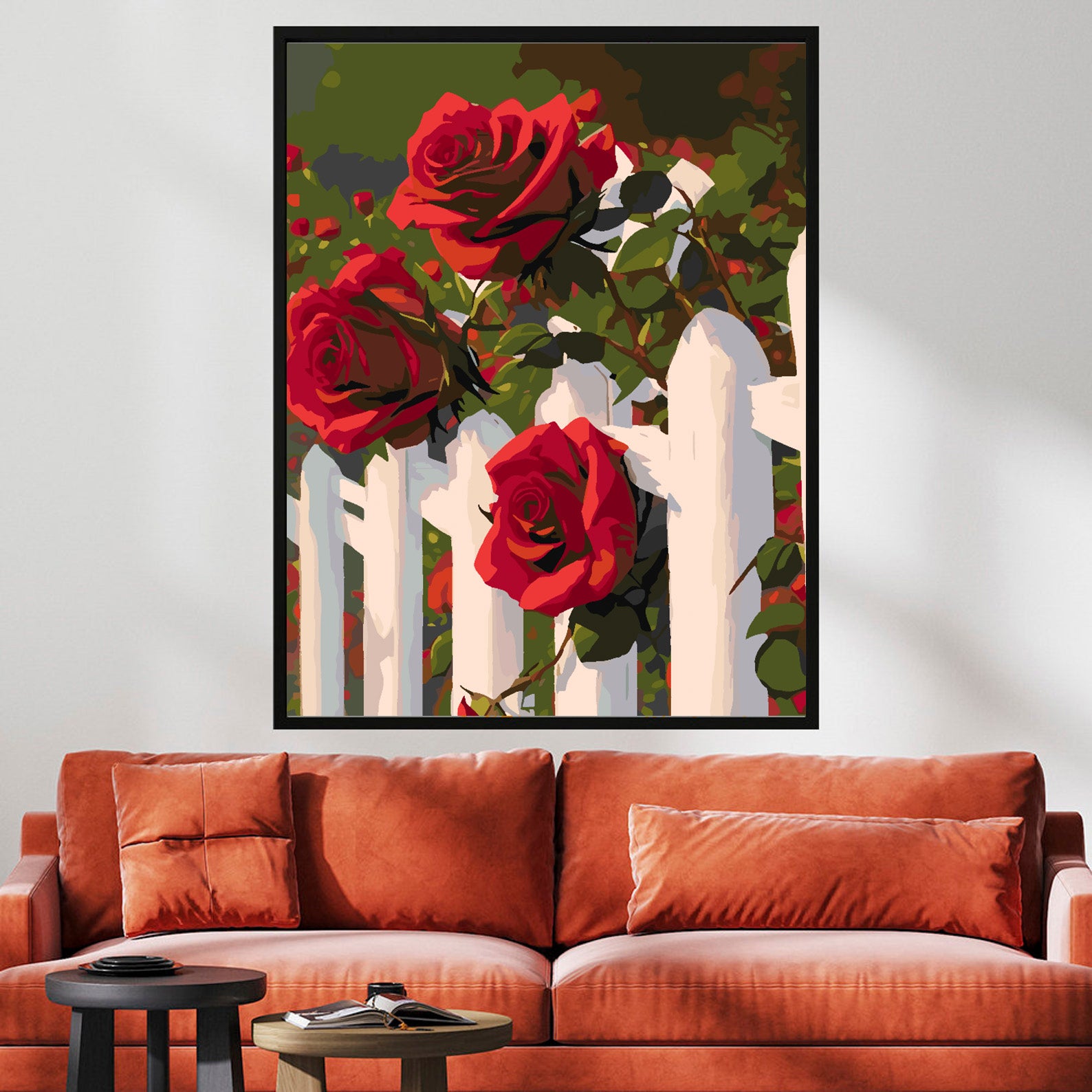 Peinture par numéros - Roses rouges 4707