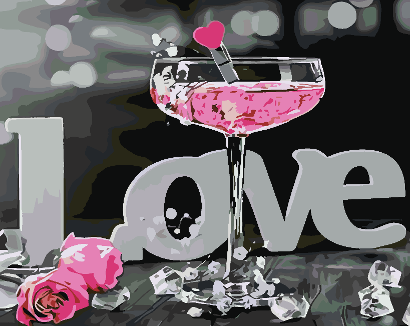 Peinture par numéros - Amour 4709