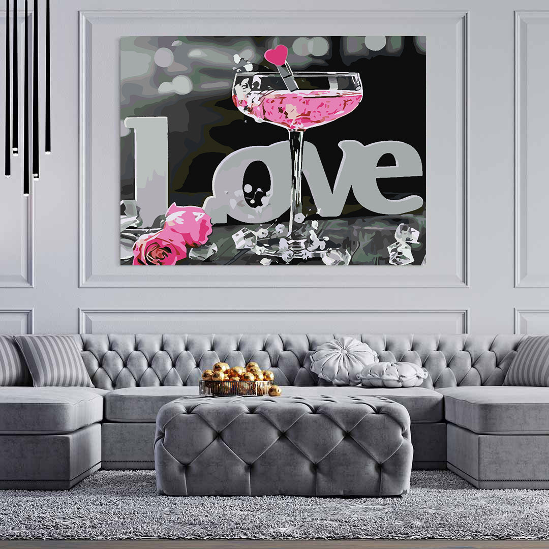 Peinture par numéros - Amour 4709