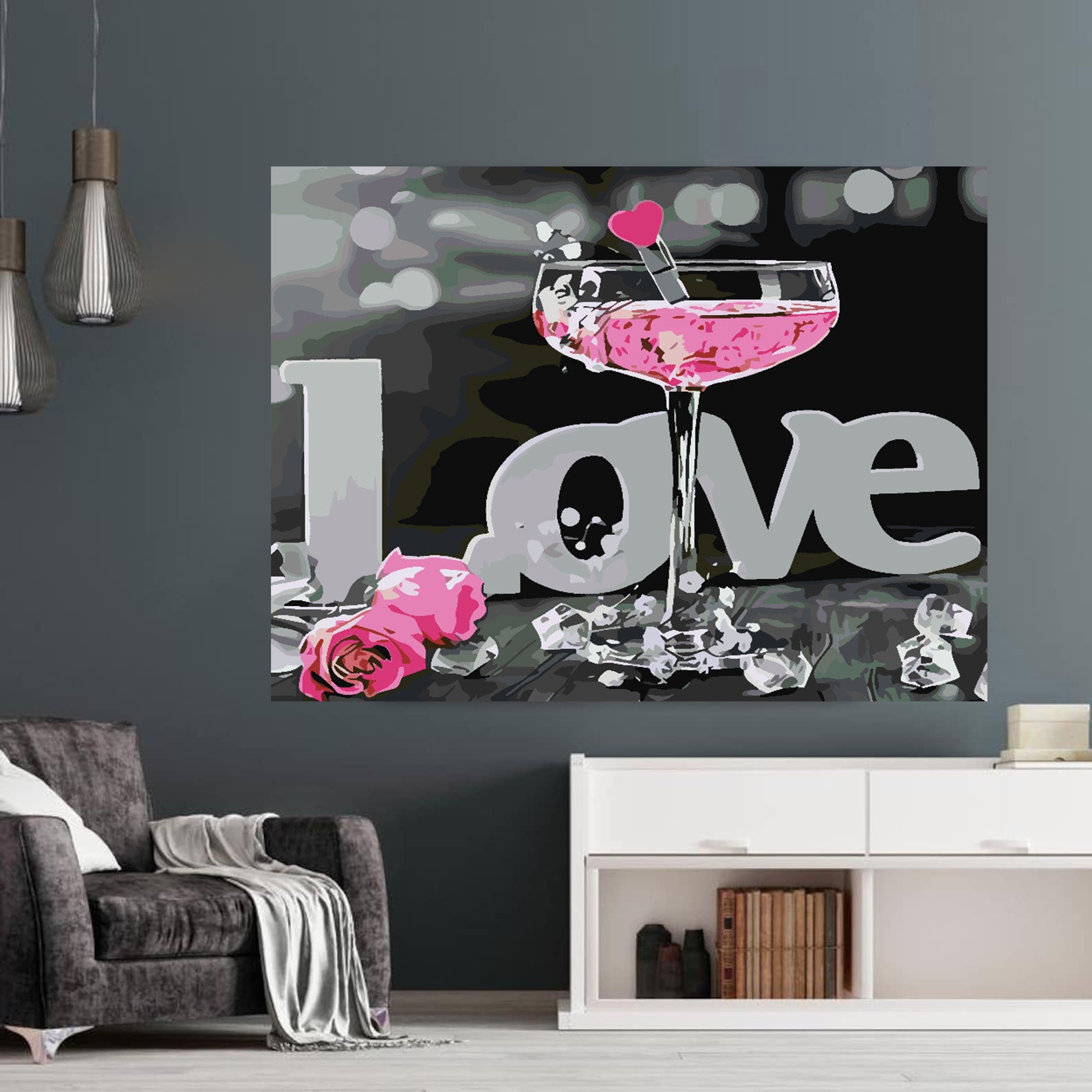 Peinture par numéros - Amour 4709