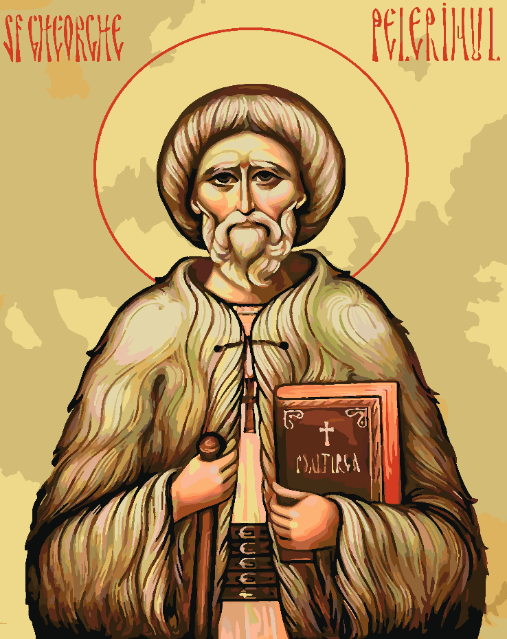 Pictura pe numere - Sfântul Gheorghe Pelerinul 4724