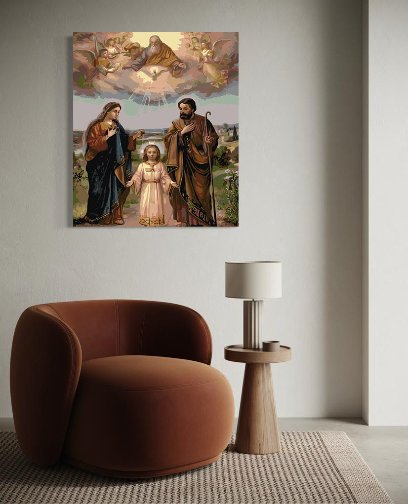 Set Pictură pe numere – Familia Sfântă 4725