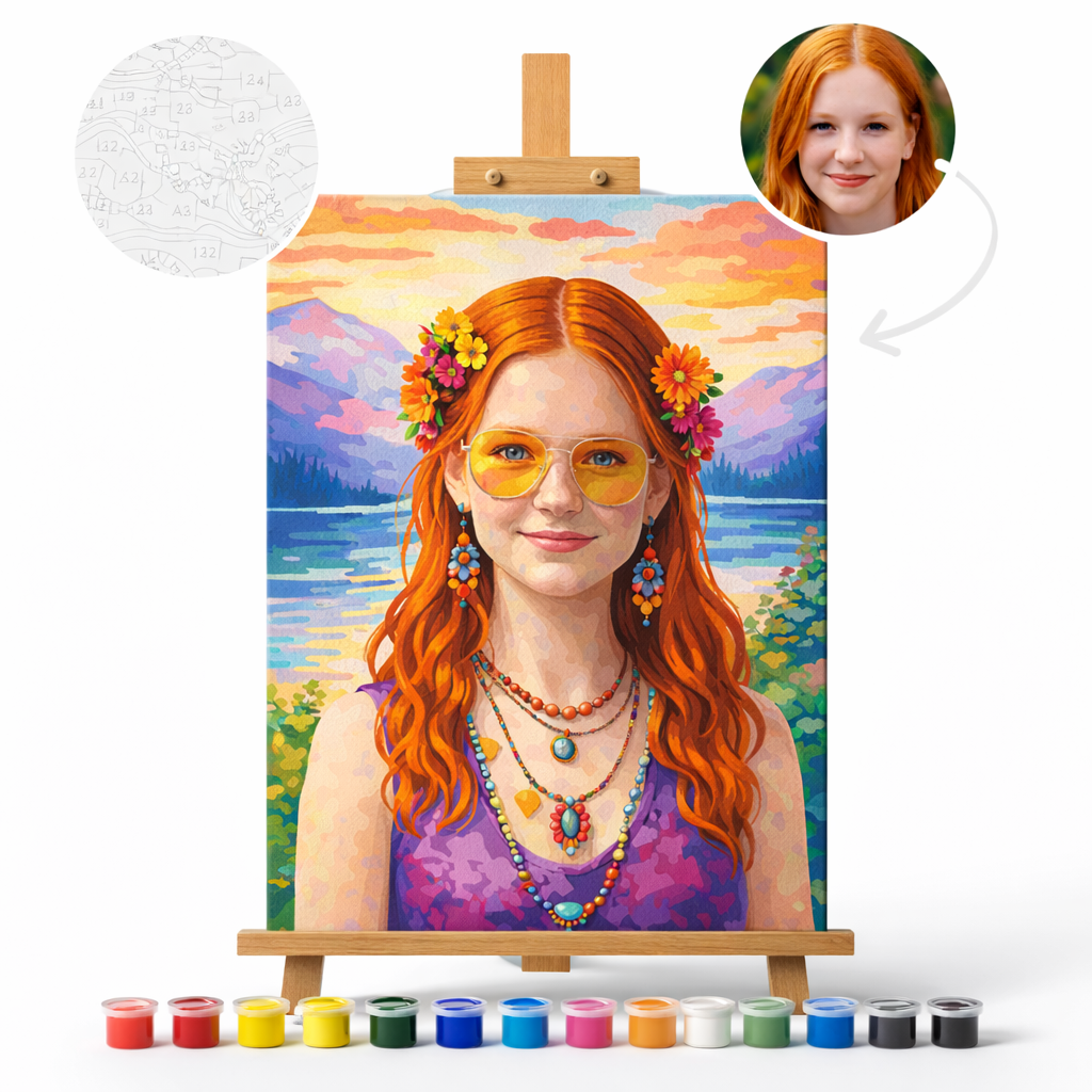 Pictură Personalizată pe Numere – Good Vibes Only