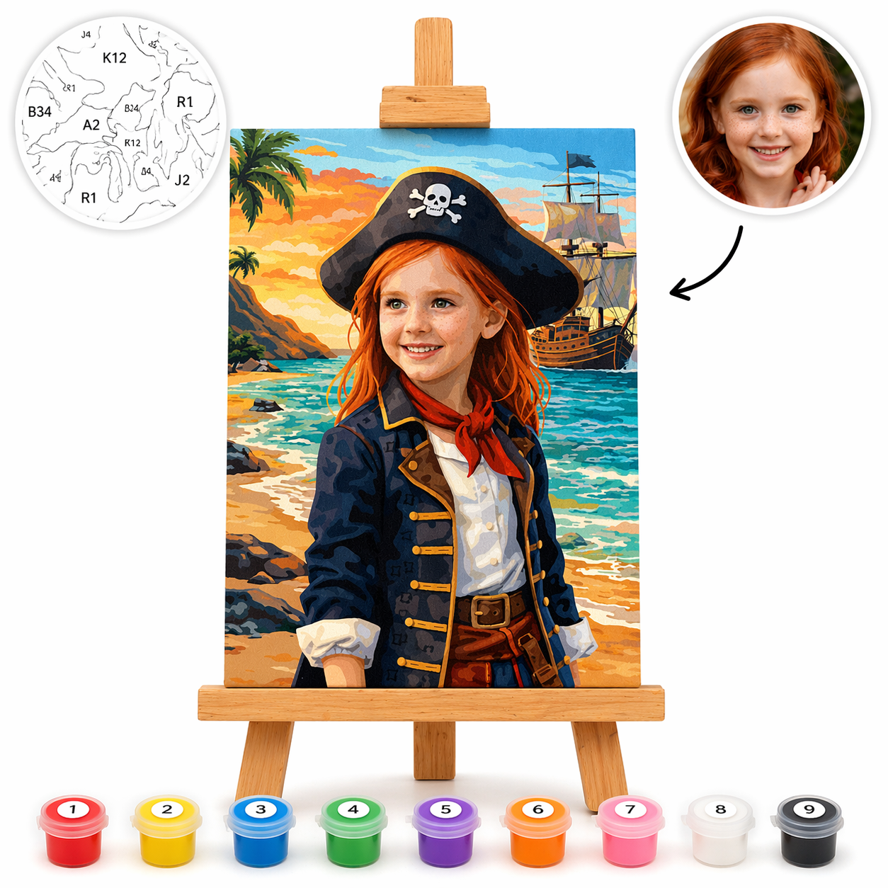 Pictura Personalizata pe Numere – Insula Comorilor