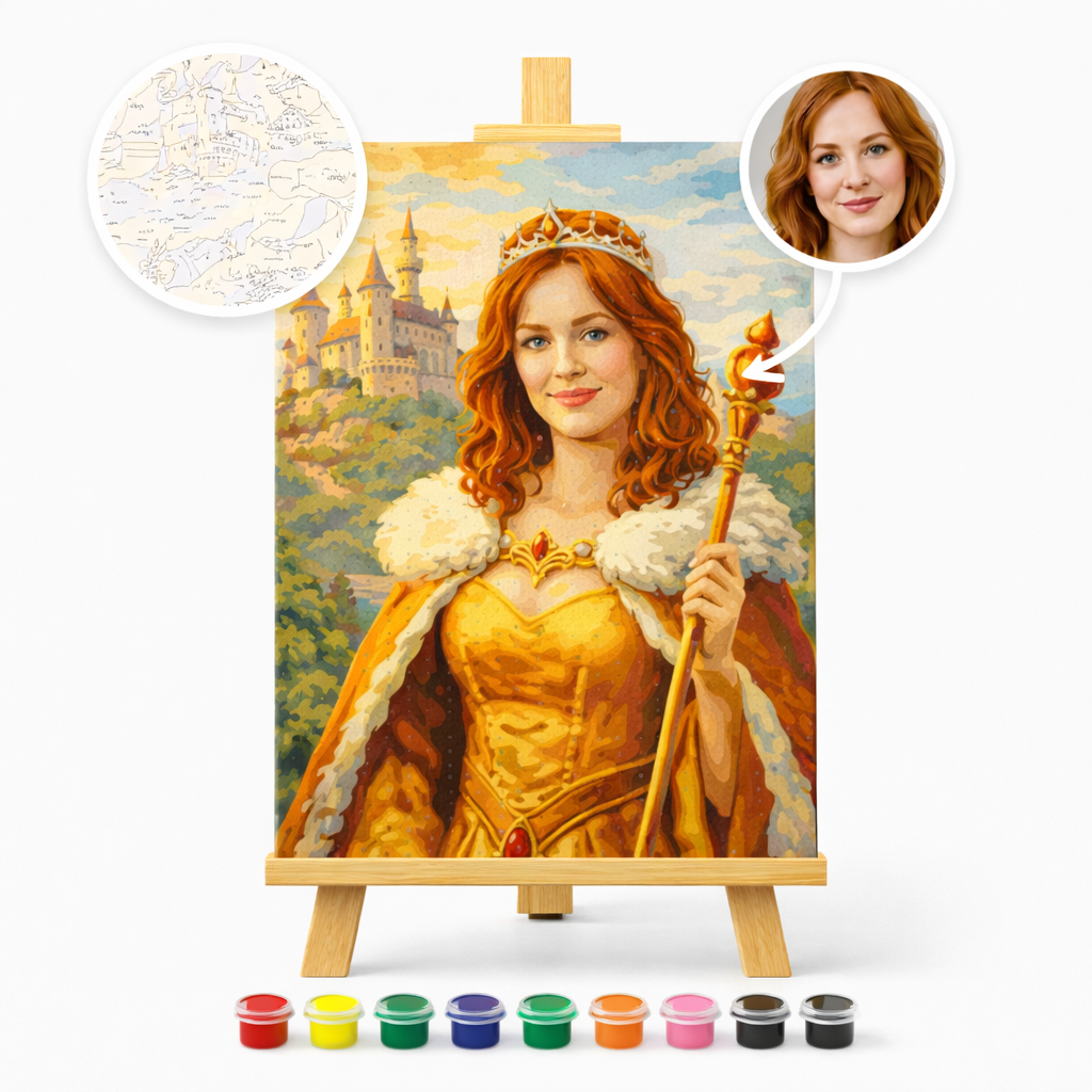 Pictura Personalizata pe Numere – Regina Soarelui Rasare