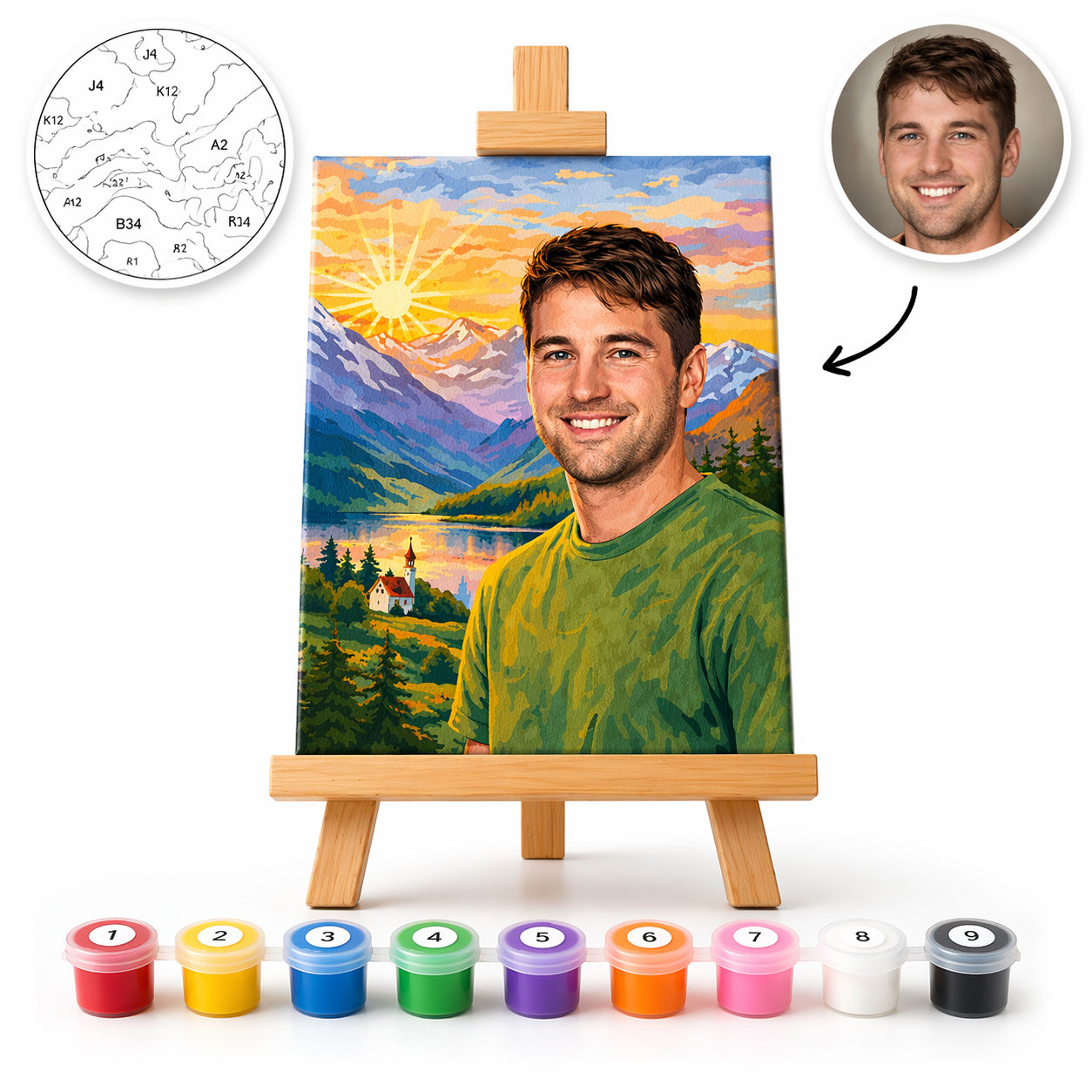 Pictura Personalizata pe Numere – O Noua Zi