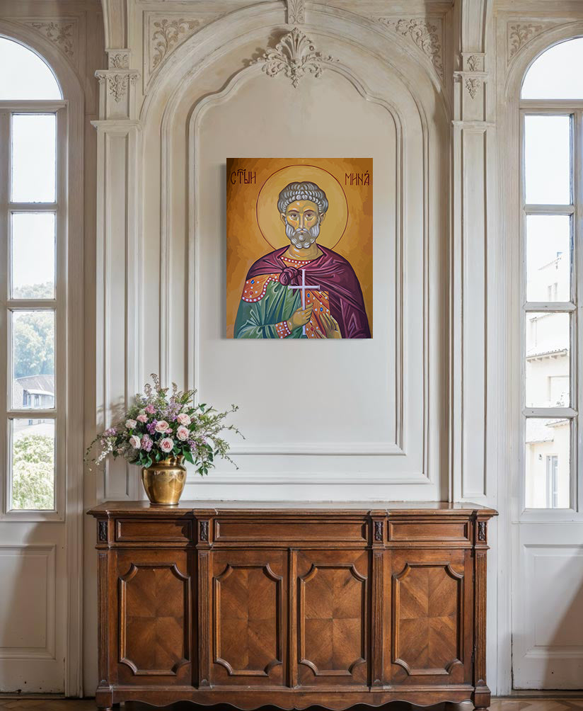 Set Pictură pe numere – Sfântul Mina 6001