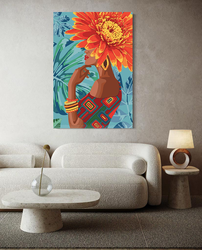 Set Pictură pe numere - FlowerHead 6003