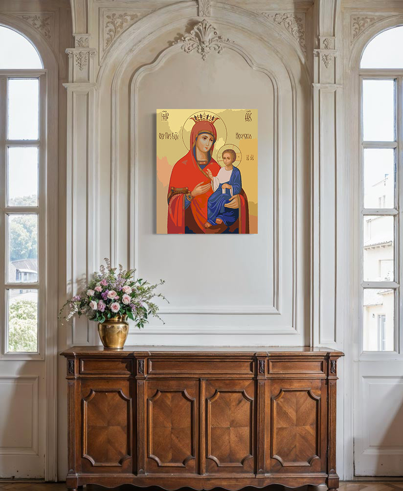 Pictura pe Numere – Sfanta Maria si Isus Hristos 6011
