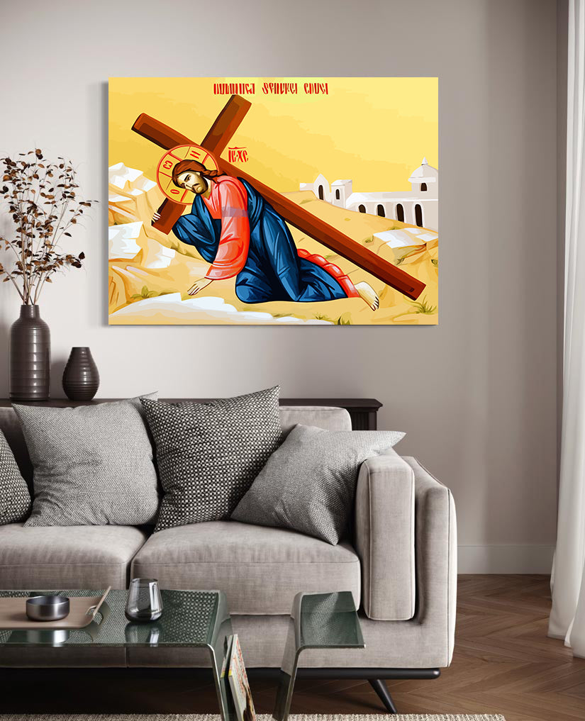 Set Pictură pe numere – Înălțarea Sfintei Cruce 6012