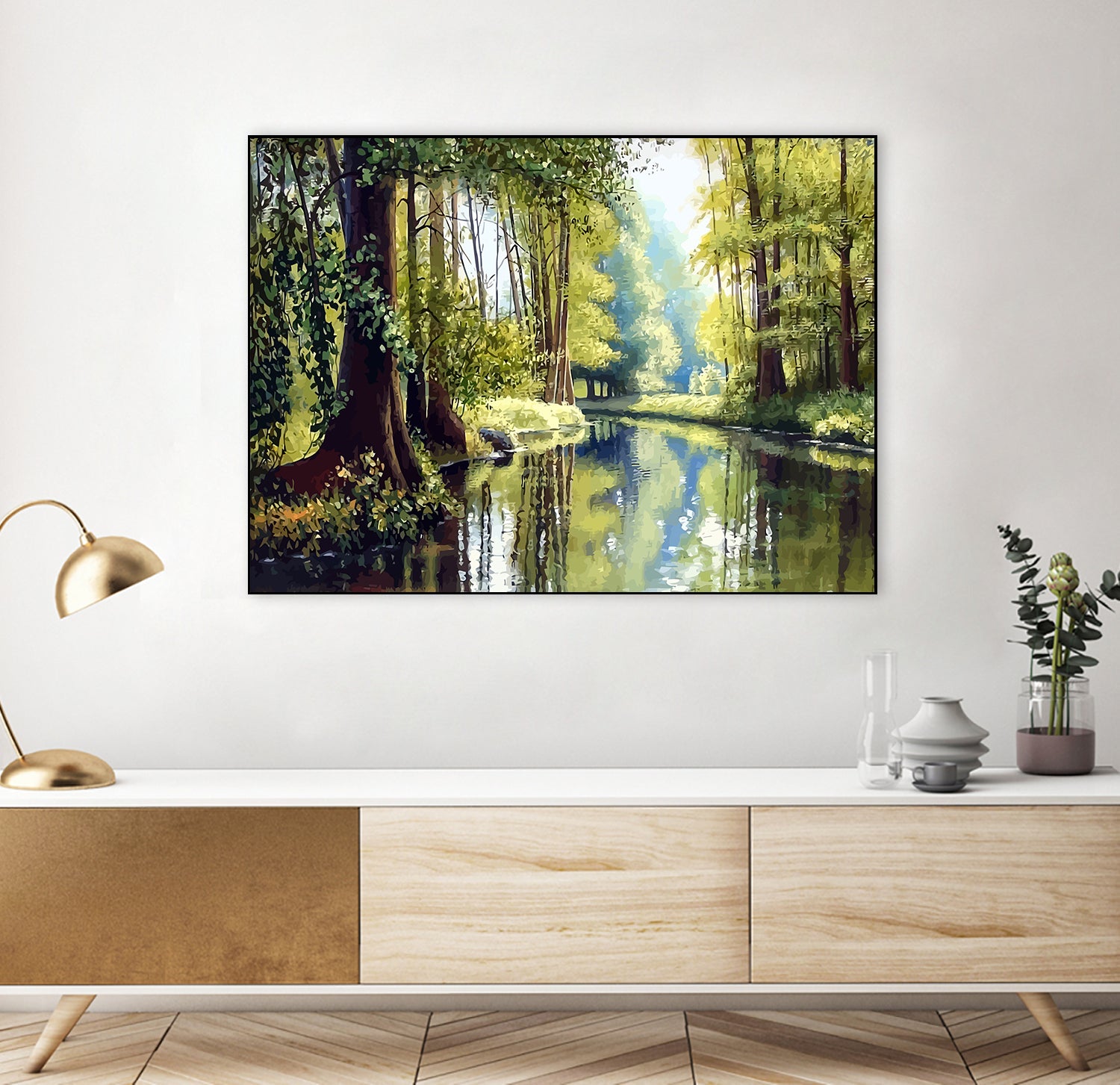 Set Pictură pe numere - Peisaj de Toamnă 6015