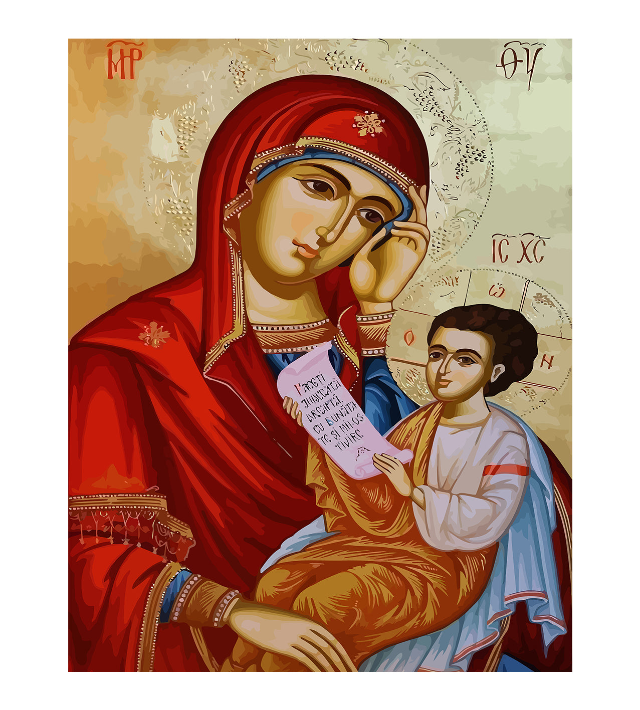 Set Pictură pe numere – Maica Domnului 6017