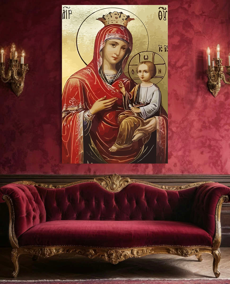 Set Pictură pe numere – Maica Domnului 6022