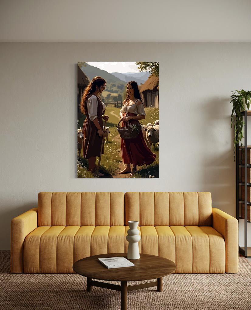 Set Pictură pe numere - Ocupație la Țară