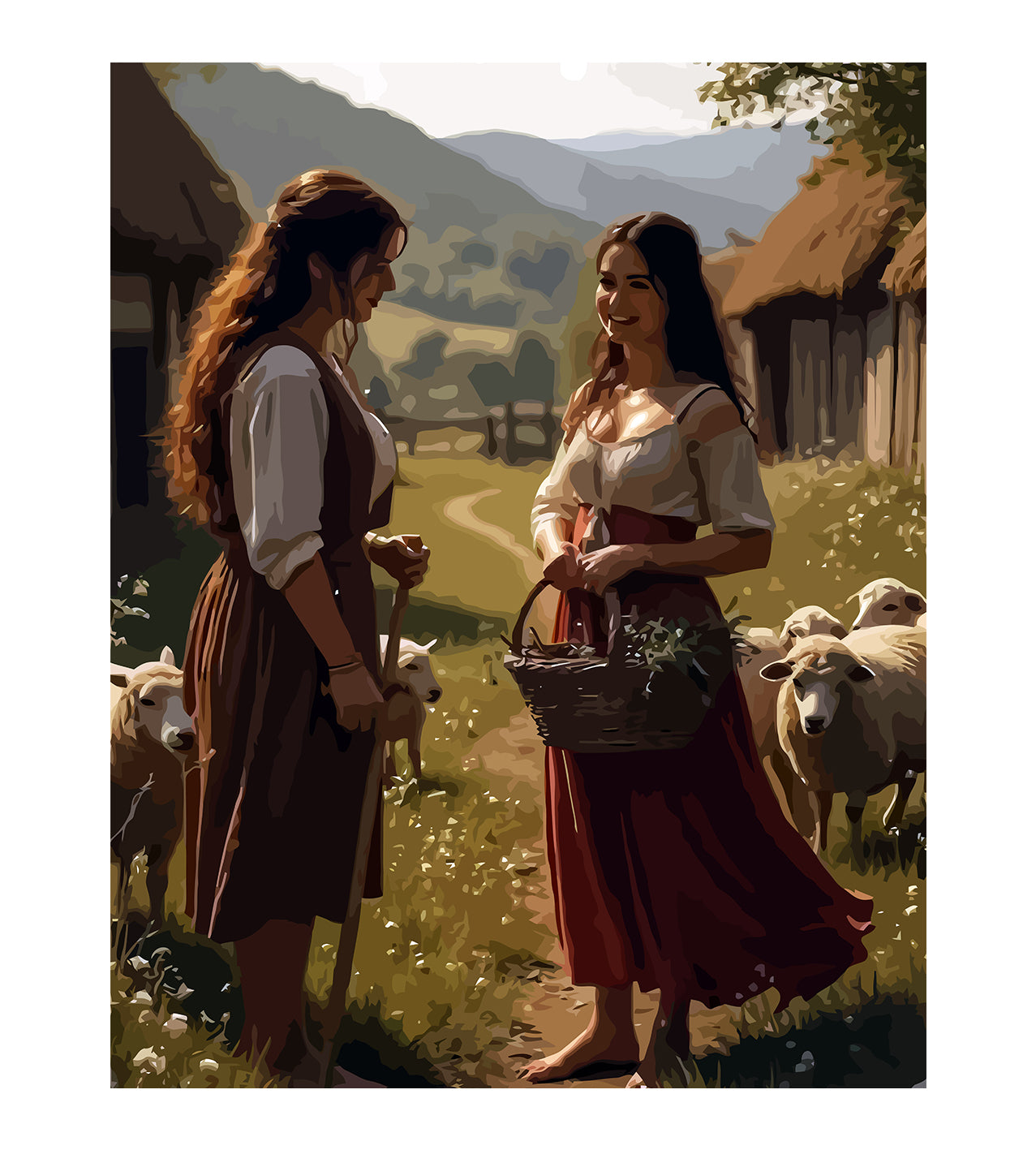 Set Pictură pe numere - Ocupație la Țară