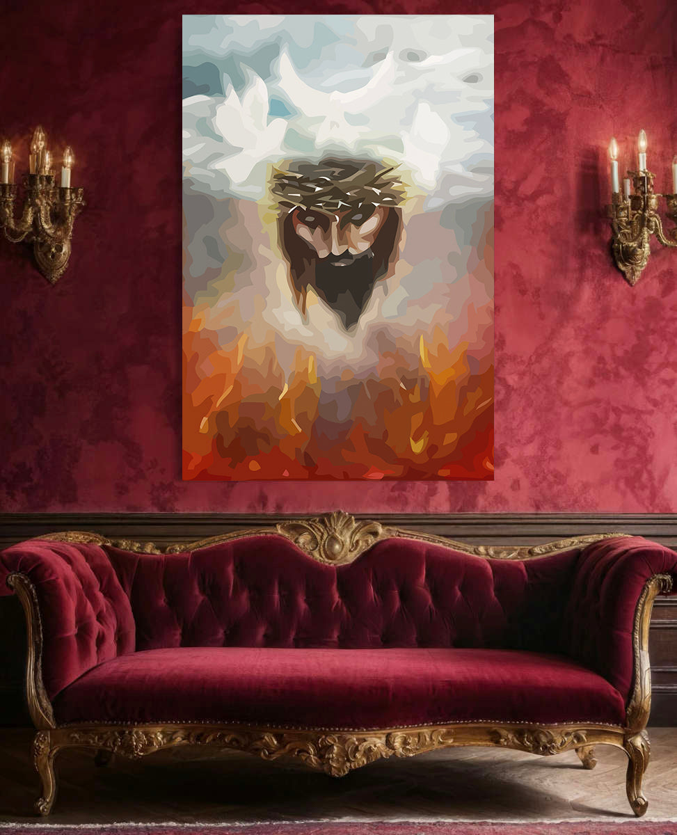 Set Pictură pe numere – Isus Hristos Portret 6033