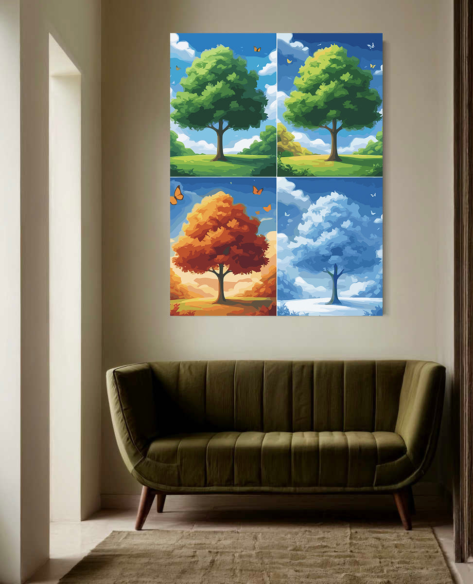 Set Pictură pe numere – Patru Anotimpuri 6065