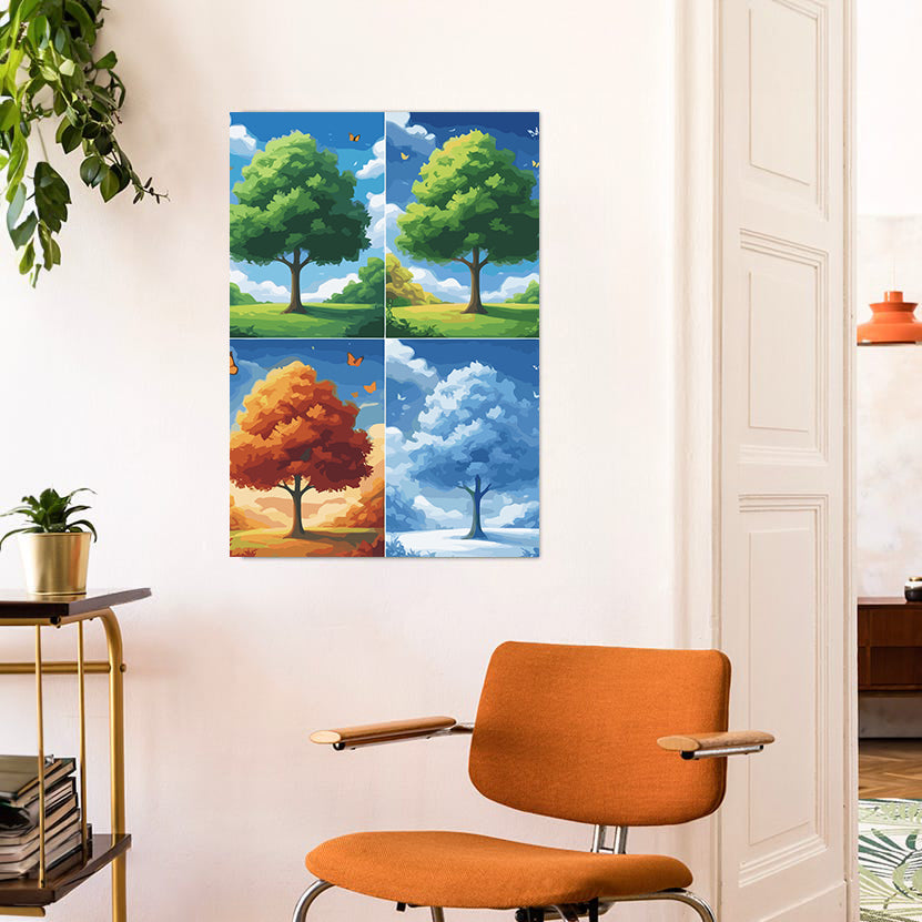 Set Pictură pe numere – Patru Anotimpuri 6065