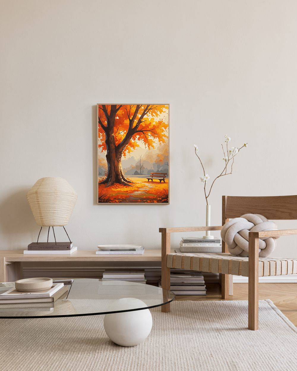 Set Pictură pe numere – Peisaj de Toamnă 6073